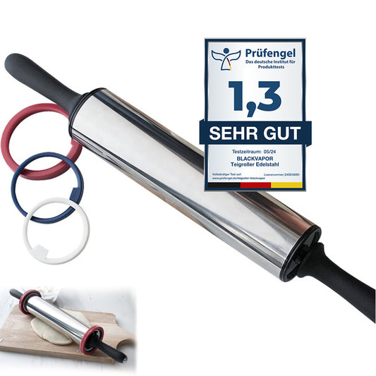 Premium Teigroller aus Edelstahl